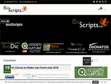 Tablet Screenshot of bioscripts.net